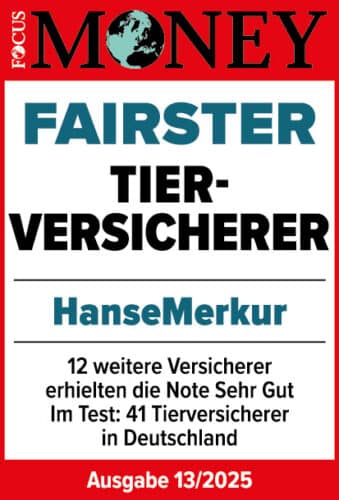 HanseMerkur Tierversicherung Hund und Katze - ausgezeichnet