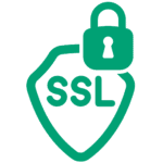 Grafik SSL verschlüsselte Dateneingabe Hund