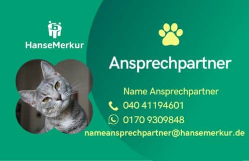 ServiceCard Katzenversicherung HanseMerkur