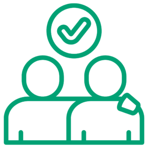 Icon Tierkompetenzteam mit Service-Card – hm-tierversicherung.de