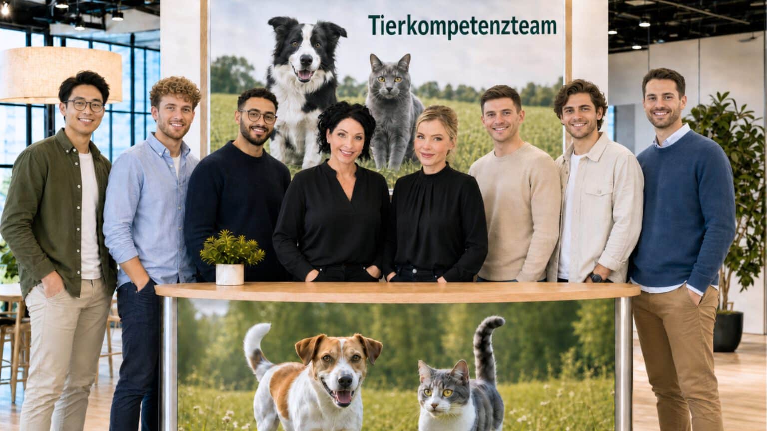 Offizielles Tierkompetenzteam der HanseMerkur Tierversicherung als persönlicher Ansprechpartner für Katzenversicherung, Katzen-OP Versicherung und Katzenkrankenversicherung